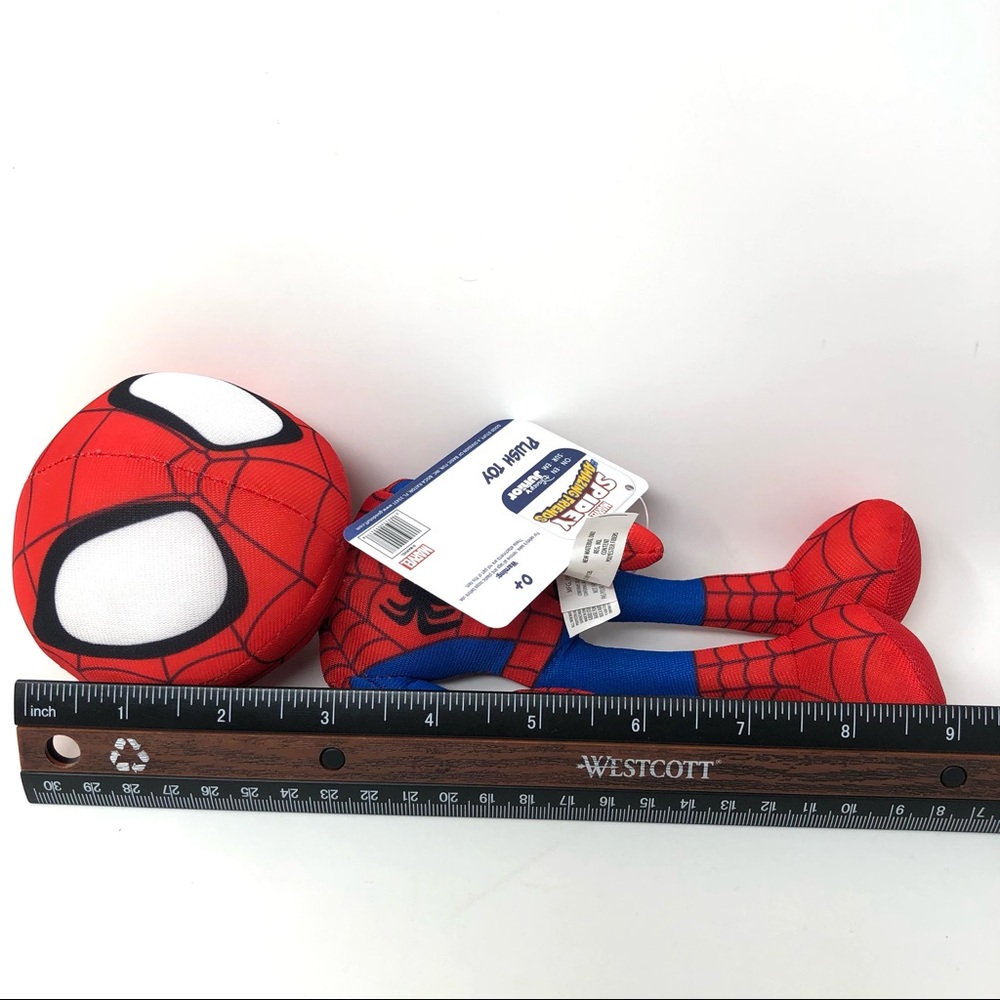 Set of 3 Spidey & Amazing Friends Ghost Spider, Spiderman, Miles Morales Plush - Picture 6 of 6